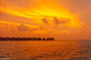 Tramonto al Barceló Whale Lagoon Maldives