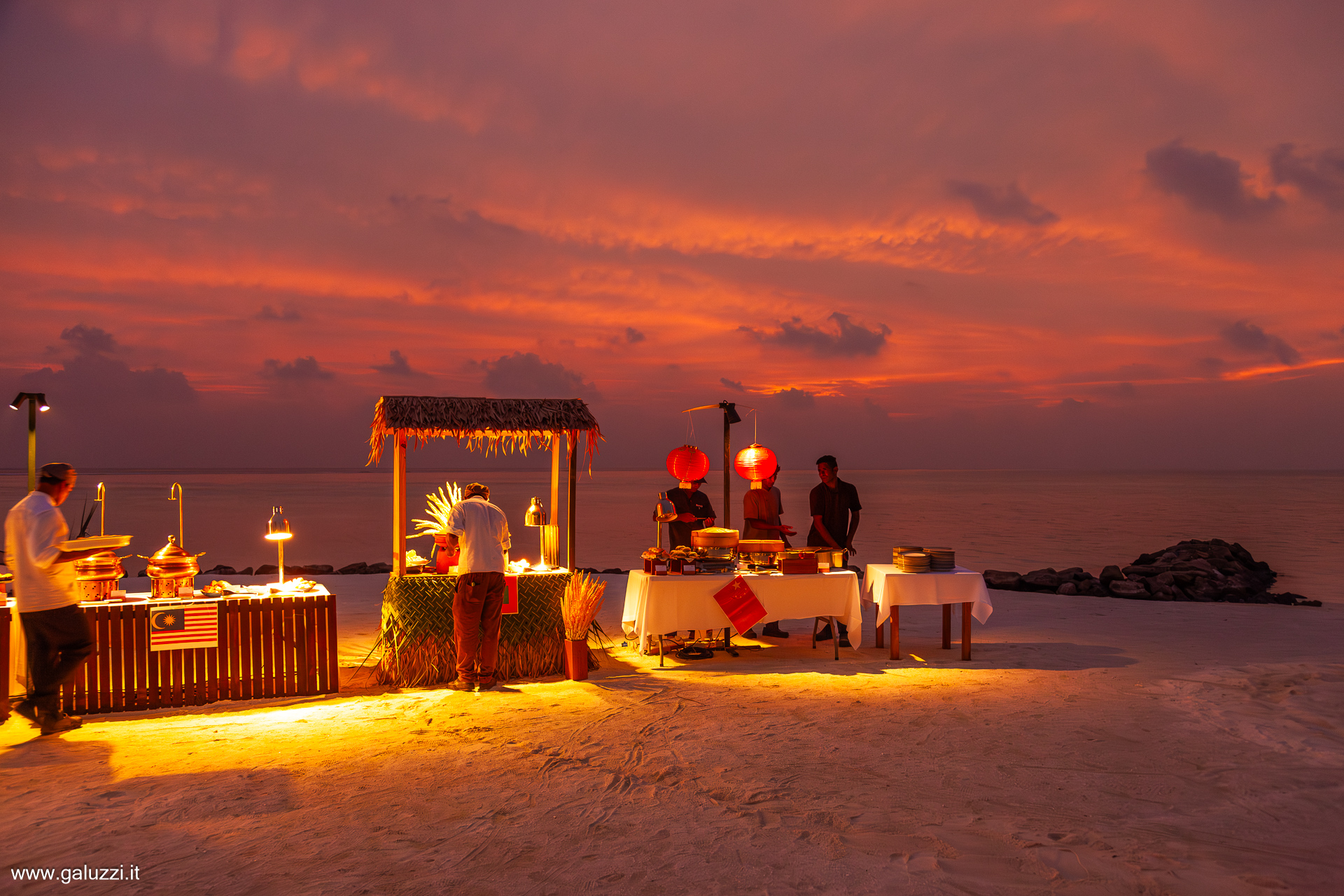 Tramonto al Barceló Whale Lagoon Maldives